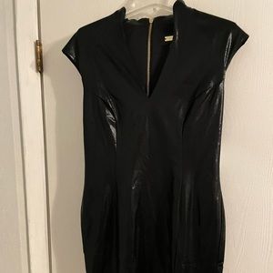 Gorgeous Black Alexia Admor dress that looks like black leather. Size 10.  NWT